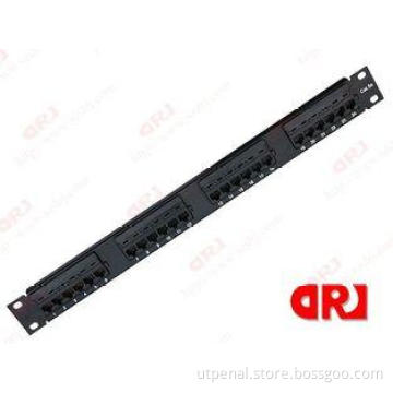 1U Unload STP / UTP Krone Patch Panel 24 Ports Amp Cat6 Cat